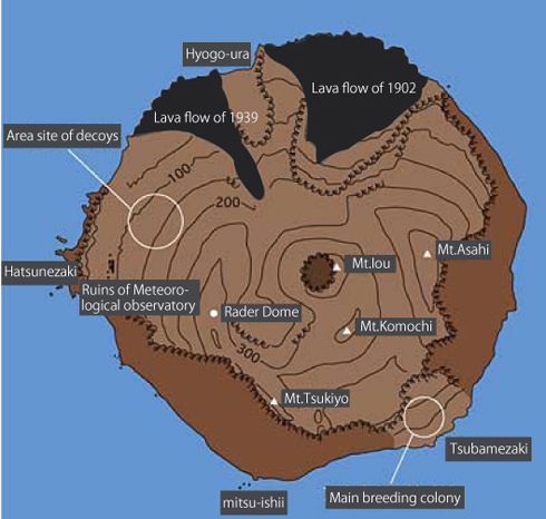 map of Torishima Island